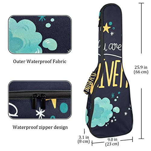 Housse pour ukulélé universe planètes espace 10 mm rembourrage épais en éponge 53,3 cm sac de transport pour ukulélé… - Les Beatles, Paul McCartney, John Lennon, RIngo Starr, George Harrison Housse pour ukulélé universe planètes espace 10 mm rembourrage épais en éponge 53,3 cm sac de transport pour ukulélé… – Image 5