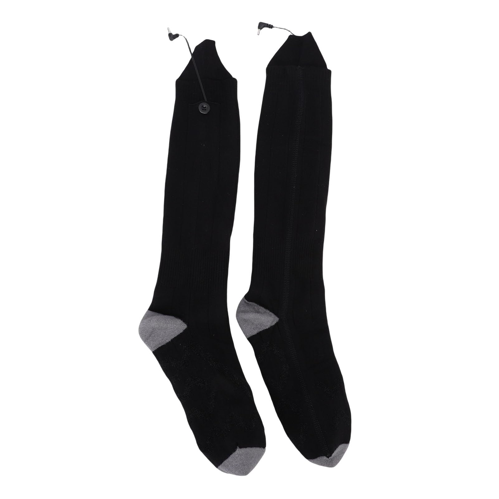 RiToEasysports Calcetines Térmicos Recargables Hombres Mujeres, Calentadores de Pies con Batería con Control de Temperatura Inteligente, Calcetines de Invierno Eléctricos Lavables para Esquí