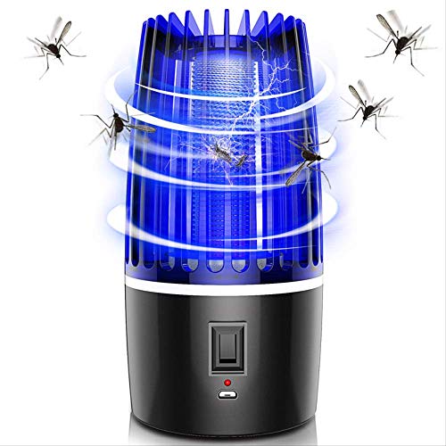 Preisvergleich Produktbild 2 in 1 USB wiederaufladbar Mückenvernichter Lampe LED Insektenvernichter Schädlingsvertreiber Camping Licht Mückenfalle