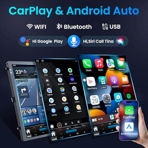 Image of [8Core 4G+64G] Car Radio Stereo for Cadillac ATS XTS SRX CTS 2013-2018: 9.7 inch HD Touch Screen with Wireless Carplay Android Auto Bluetooth GPS 5G WiFi SWC FM AM RDS DSP Backup Camera