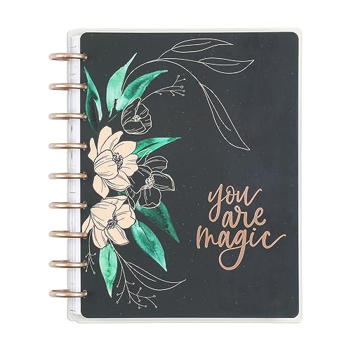 Happy Planner Disc-Bound 12-Month Planner, January 2024–December 2024 Daily, Weekly, Monthly Planner, Classic Size, Checklist Layout, Peggy Dean Theme, 7 Inches by 9 3/4 Inches