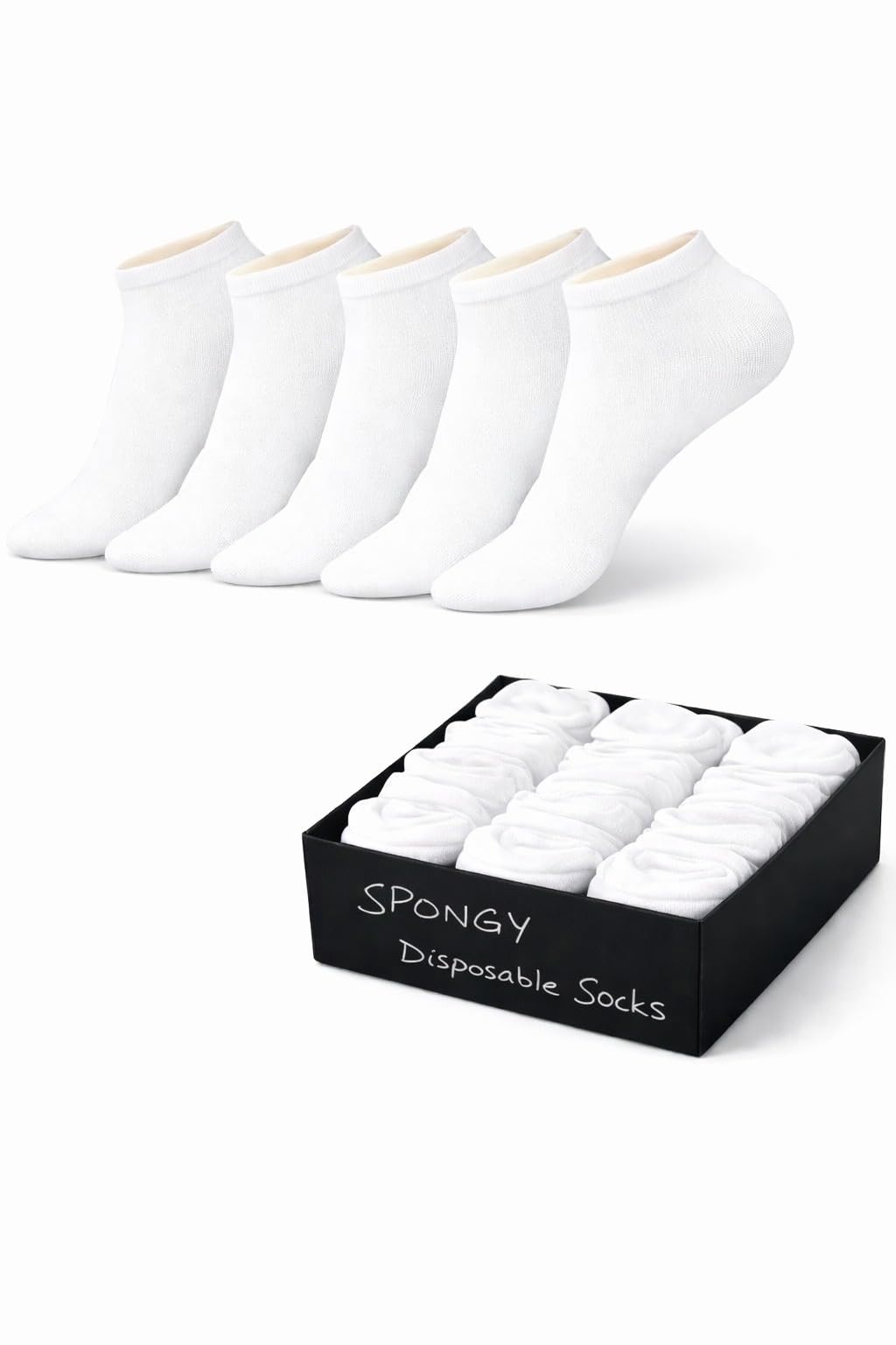 Use & Throw all purpose socks for Daily Use/Shoes Trial/Travel/Hospitals/Hotels/SPA/Airports.Free size socks for both Male & Female-image-44