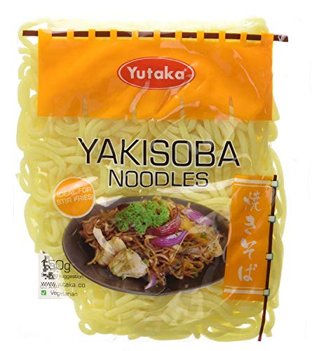 Yutaka Soft Yakisoba Noodles 150g | Pre-Cooked Japanese Stir-Fry Noodles | Quick & Easy Meal | Vegan-Friendly