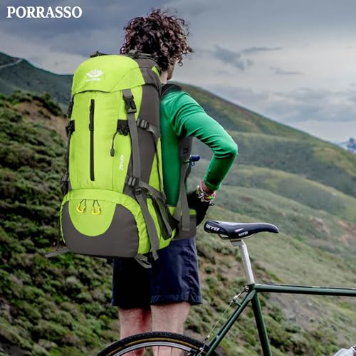 Mochila de senderismo impermeable 50L para trekking miniatura 2