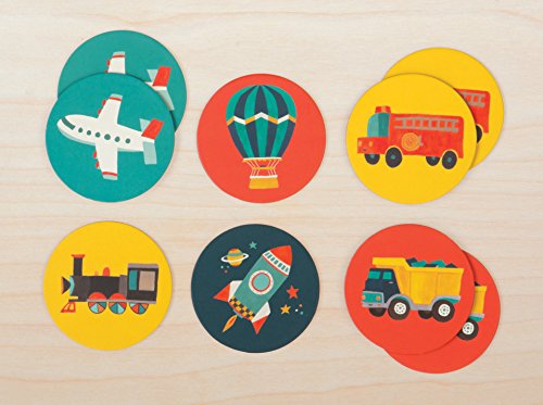 Mudpuppy Transportation Mini Memory Game (24 Piece) #TOP1