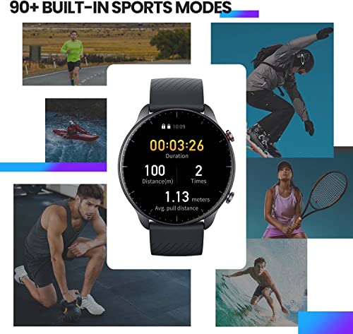 Amazfit GTR 2 nova versão A1952 do relógio inteligente 46mm Ultra Long Range Alexa Smart Watch incor