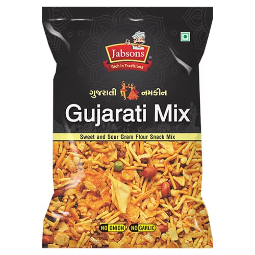 Jabsons Namkeen Gujarati Mix -200 g| Crunchy Mix| Namkeen | Chai Time Namkeen (B09X5S7DS4) Amazon Price History, Amazon Price Tracker