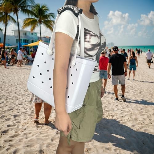 Image of Crossbody Strap For Bogg Bag Accessories With Hat Clip Handle Wrap Rubber Beach Tote Bag