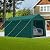 ADVANCE OUTDOOR 12x20 ft Heavy Duty Carport with Removable Sidewalls and Doors, Adjustable Height Car Canopy Garage Party Tent Boat Shelter with Reinforced Poles, Green