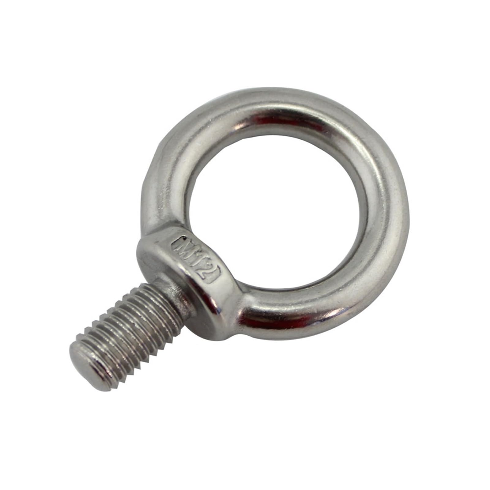 Tornillo De Anillo De ElevacióN M6 M8 M10 M12 Tornillo de cáncamo elevación astilla acero inoxidable 304 resistente for cable(5PCS,M12)