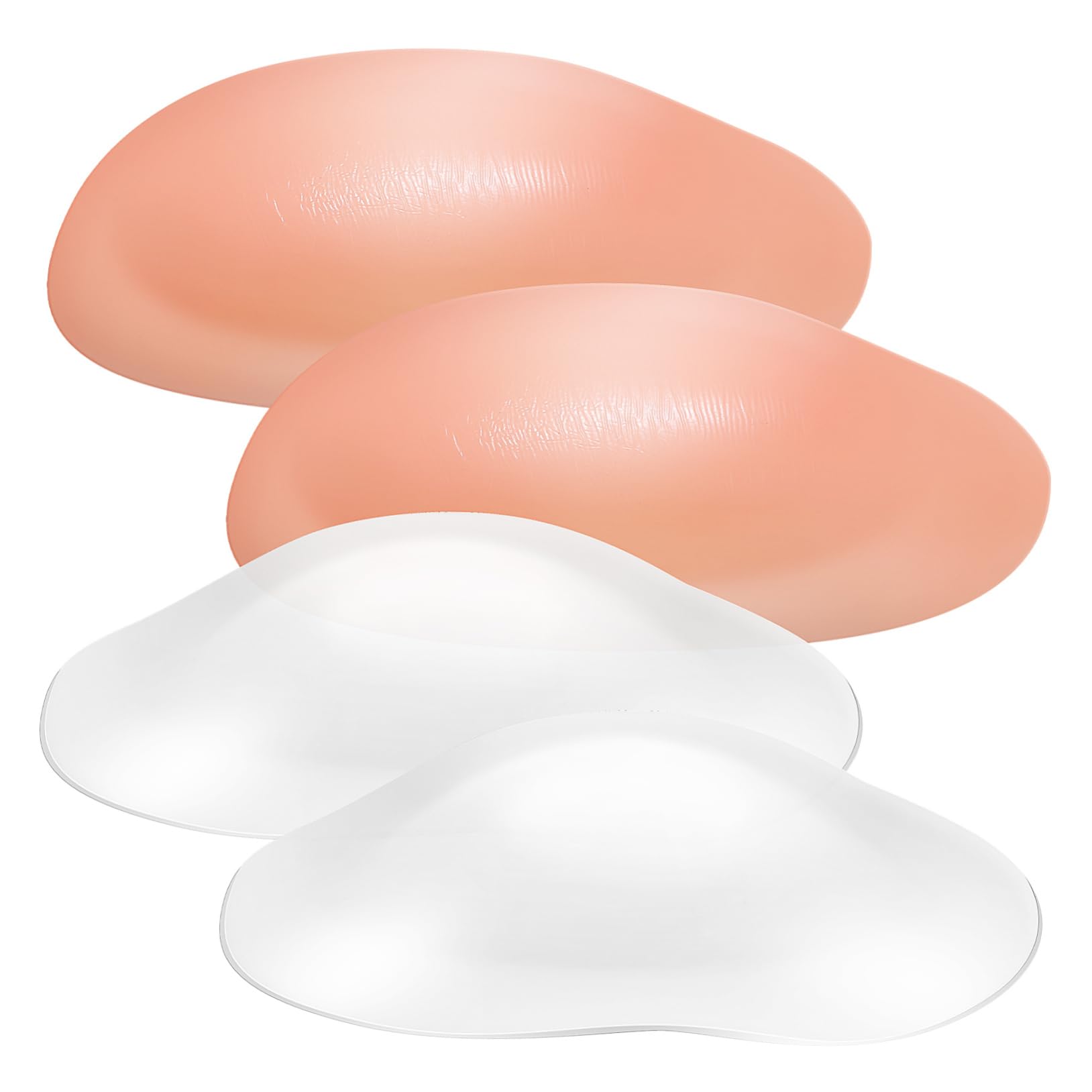 TENDYCOCO 4 Pairs Invisible Shoulder Enhancer Ladies Shoulder Pads Bra Strap Anti Slip Shoulder Pads Cushion Wedge Shoulder Pads Removable Women Shoulder Enhancer