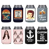 Personalized Can Coolers Set of 20 with Your Text Logo or Image Wedding Favors Bachelor Party Favors Birthday Party Favors