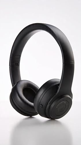 Wireless Bluetooth Over Ear Headphones with Extra Bass, Black
