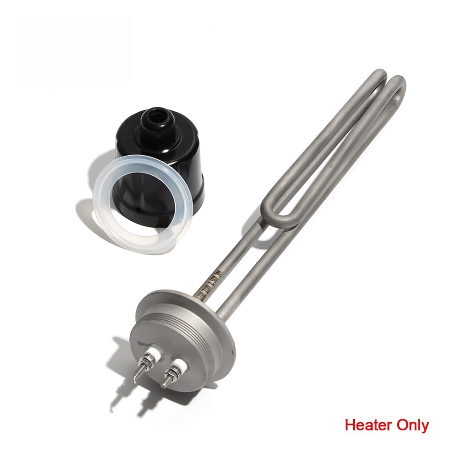 2-calowy Potrójny Zacisk OD 64 Mm Grzałka Zanurzeniowa Z Kołnierzem 2,5 KW / 3, Zakrzywiony U Elektryczny Element Grzejny Do Parzenia Wody Szybkie Nagrzewanie(A,2500W)