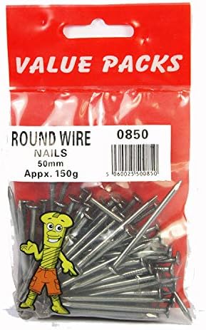 2 inch DIY Nails (5cm), Round Wire Nails 50 mm 150g Pack