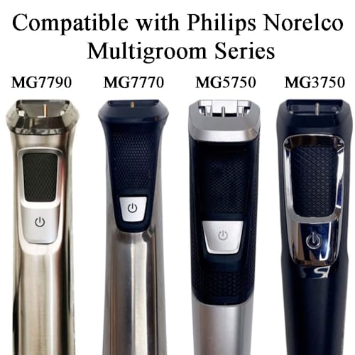 Image of Replacement Trimmer Head Mini Foil Blade Cutter Compatible with Philips Norelco Shaver Multigroom Model MG7750,MG7770,MG7790,MG7791,MG3750,MG5750,BT5511 Shaver Attachment Replacement Part