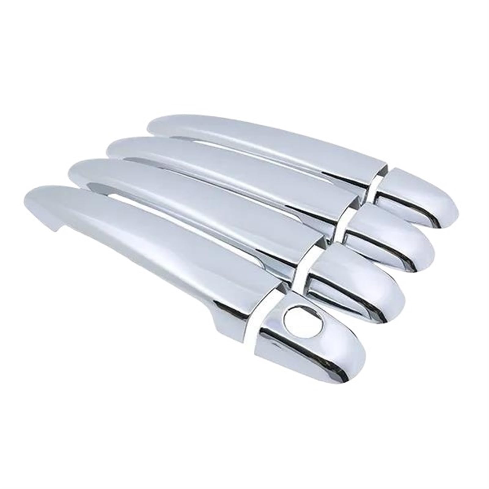 Lzbzhb Handle 1 Keyhole Car Exterior Outsidedoor Handle For Toyota For Noah Nav1 Voxy R70 2008 2009 2010 2011 2012 2013 Chrome Door Handle Cover Car Accessories Rustproof Stickers Exterior(Handle 1 Keyhole)