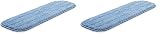 E-Cloth Deep Clean Mop Head, Microfibre Blue, Microfiber, 2 Pack,12.00 x 19.60 cms