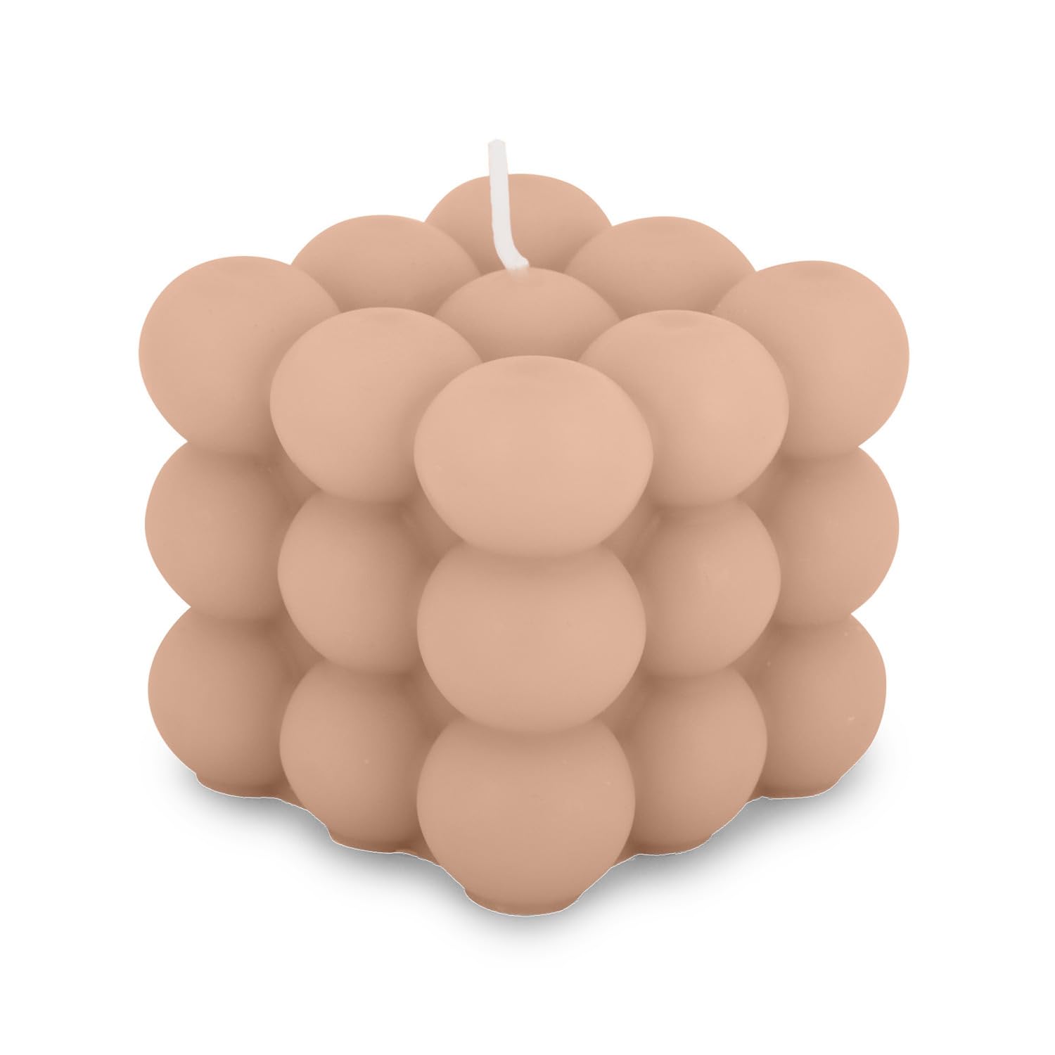 pajoma® Set di 12 candele a bolle, in 20% cera di soy + 80% paraffina, durata circa 25 ore, altezza 6 cm, diametro 6 cm, peso cera, 160 g, candela di cera di soia etica per decorazioni per la casa