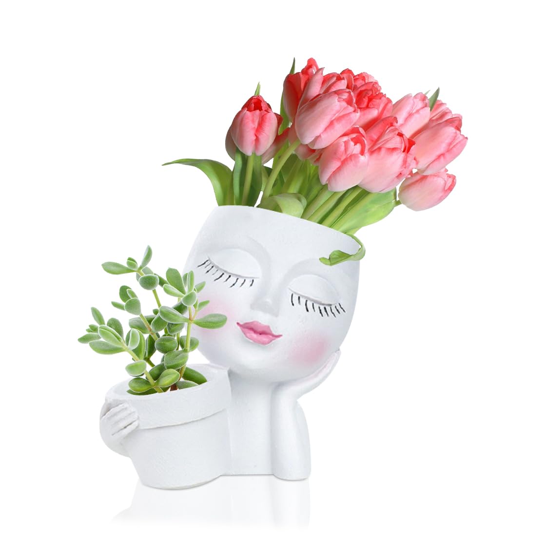 HyzaPhix Face Planter Pot