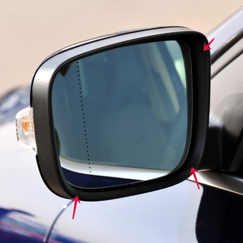 Cubierta De Marco De Espejo Retrovisor Para Volvo XC60 (2009-2017) | Lado Izquierdo, ABS Negro | Repuesto Directo