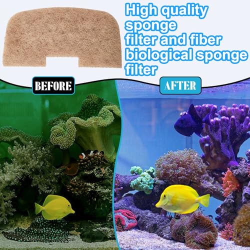 Image of Threlaco 10 Pack Compatible with Fluval 106 /206 /107 /207 Ammonia Remover Pads, Aquarium Canister Filter Media Replacement Pads for Fish Tank