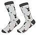 Chihuahua, black Socks - 200 Needle Count - Soft and Comfortable - Unisex, Tan, One Size Fits Most