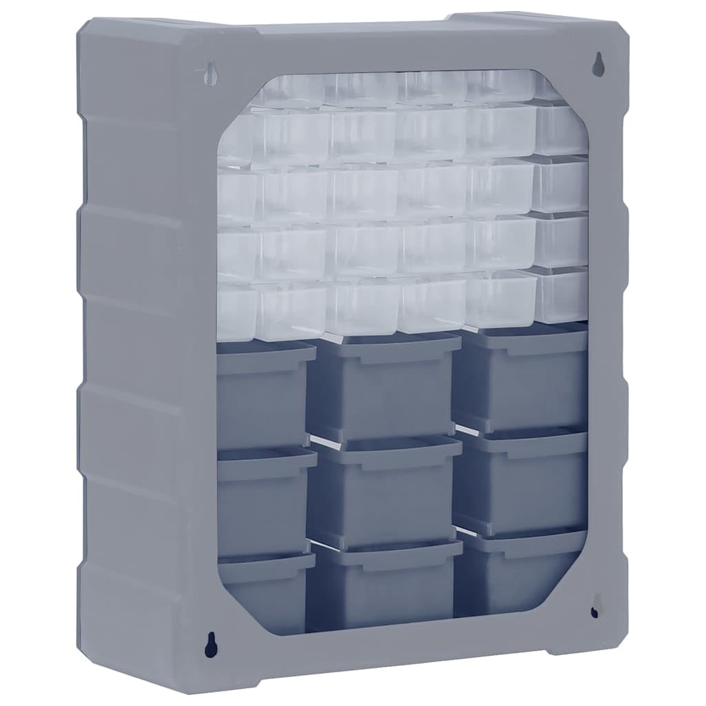 Caja organizadora con 39 cajones, organizador de taller
