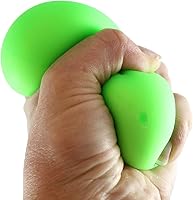 Vista 7 de 2 bolas elásticas súper suaves rellenas de Doh – Ultra Squishy y moldeable, relajante sensorial, juguete antiestrés para el estrés (colores al azar)