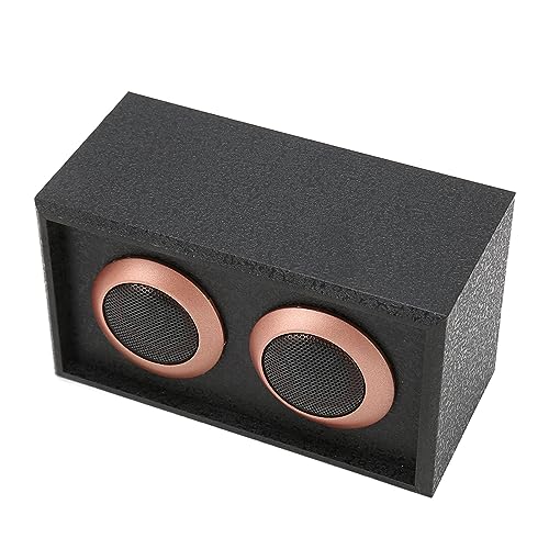 Alto-falante de Madeira, Tweeter de Madeira Durável Passivo de 6Ω para Viagens (Preto)