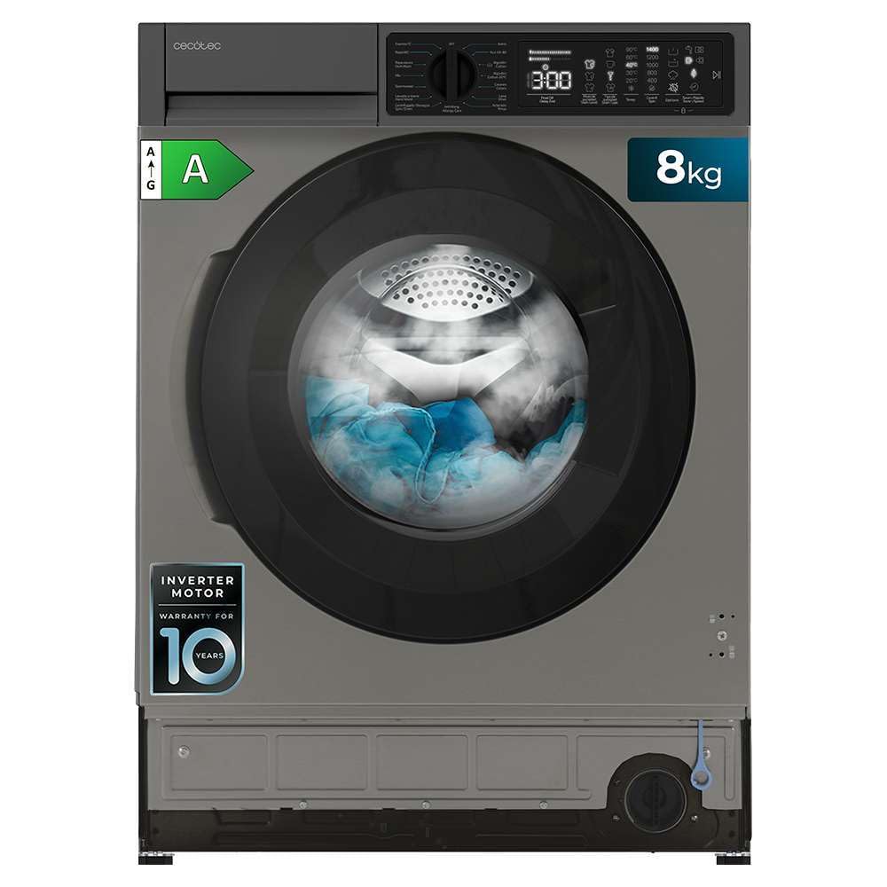 Cecotec Lavadora Integrable Carga Frontal Bolero Dresscode Serie 50 Inverter A