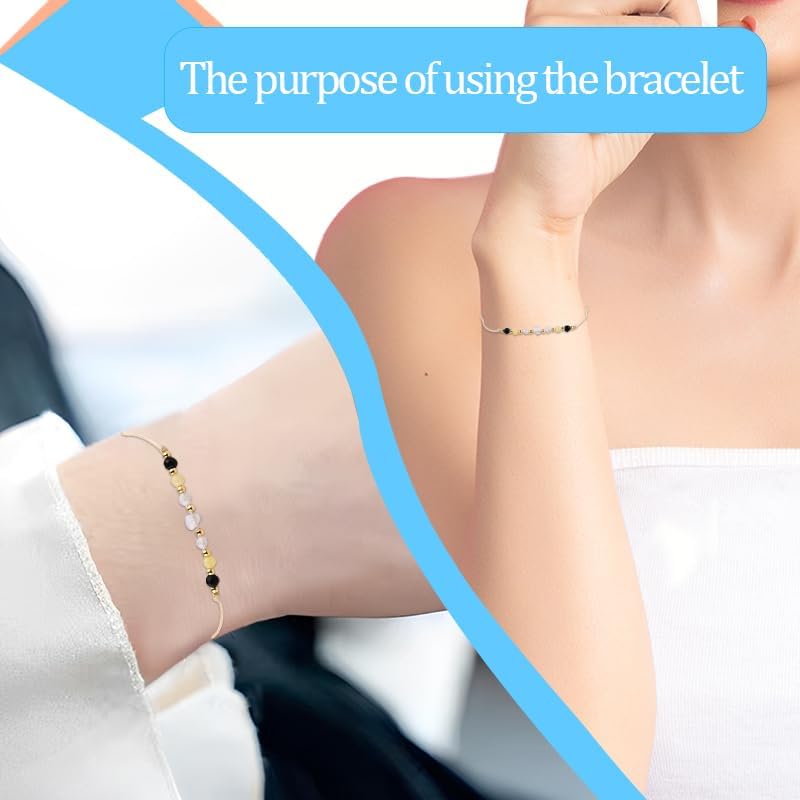 12 Constellation Bracelet Horoscope Zodiac Gifts for Women Birthday Christmas Gifts for Her Crystal Bead Bracelets for Women - Image 3