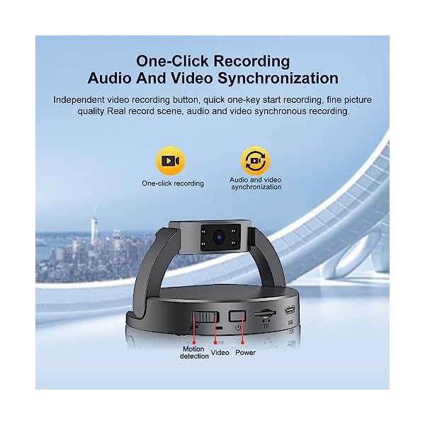 OVEHEL 64GB Spy Camera Hidden Camera Full HD 1080P Mini Spy Hidden Camera,Nanny Cam Hidden Camera,Small Security Hidden Camera with Motion Detection and Night Vision-(No Wi-Fi) - Image 5