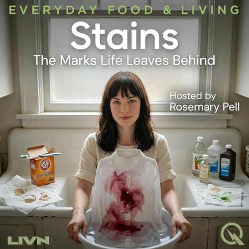 『Stains - Trace the marks life leaves behind with Rosemary Pell』のカバーアート