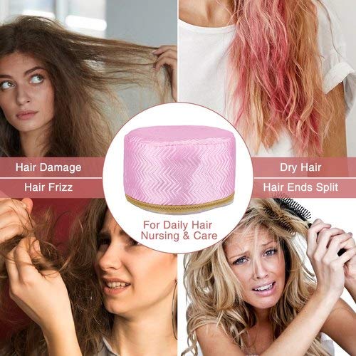 Jiya Enterprise Hair Care Thermal Head Spa Cap Treatment with Beauty Steamer Nourishing Heating Cap, Spa Cap For Hair, Spa Cap Steamer For Women 4 51240jN0gDL