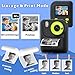 Okaloka Kids Instant Print Camera Toys,1080P HD Toddler Digital Video Camera,Birthday Christmas Gifts for Girls Boys age 3-12 Year old - 32G SD Card Included (Black)