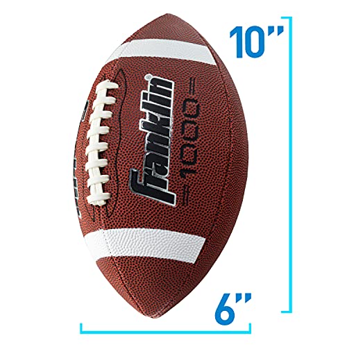 image for Franklin Sports Grip-Rite Junior Football — Fun Youth-Size Synthetic