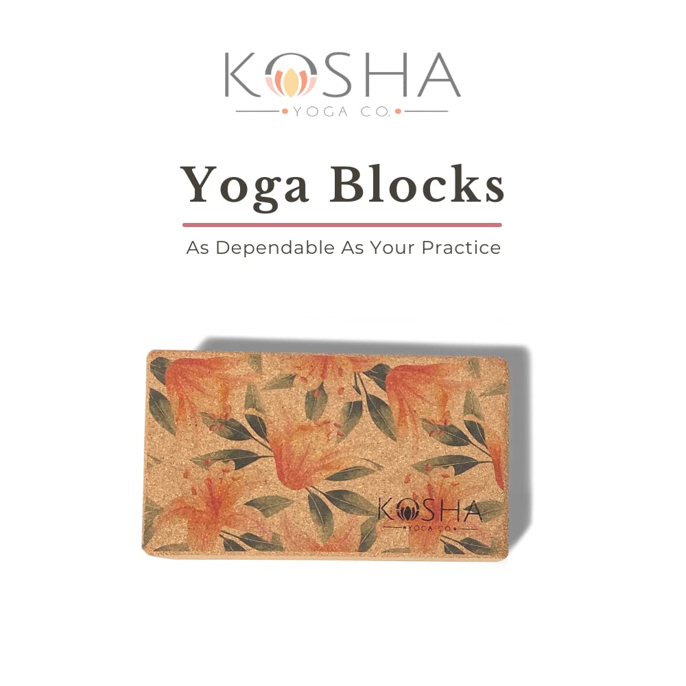 Kosha Yoga Cork Yoga Block/Brick (Tropics) (B0BXFFY2KD) Amazon Price History, Amazon Price Tracker