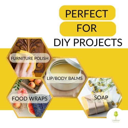 4 Beeswax blocks - Naturally Fragrant Beeswax - Technical Grade Beeswax - Image 4