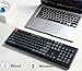 Keychron K10 Full Size Wireless Gaming Mechanical Keyboard, 104 Keys RGB LED Backlight N-Key Rollover with Gateron G Pro Red Switch, Bluetooth/USB-C Wired Aluminum Frame Keyboard for Mac/Windows