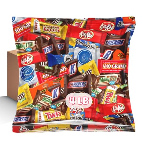 Okida Assorted Chocolate Pack - Assorted Party Chocolates Individually Packaged (4 Lb)