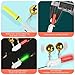 OneNine 6 Pcs Fishing Bite Alarm Bite Alarm with Bell, LED Glow Sticks for Fishing, LED, Night Fishing Rod Waterproof Luminous Rod, Glow Stick Fishing Accessories