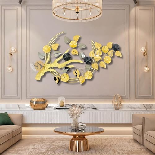 SNS DECOR Luxury PVD Metal Wall Art Decorations | Steel & Iron ...