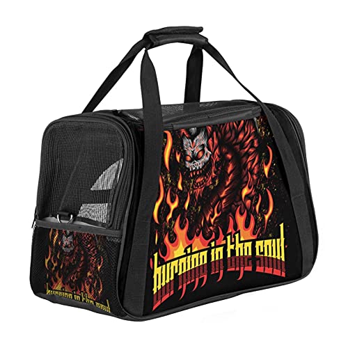 Bennigiry 3 offene Türen, erweiterbare Haustier-Tragetasche, Netz-Design, leicht zu beobachten, weiche Seiten, für Aktivitäten im Freien, Reisen, Wandern, Haustierbett für Ruhe und Drache, Magma