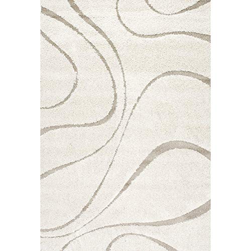 Image of Shaggy Super Soft Carpet for Home & Living Room Size - 4 X 6 Ft (Cream)