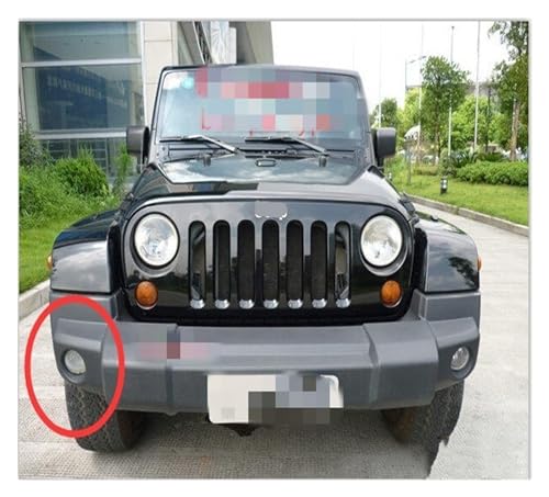 Couvercle de phare antibrouillard Wrangler JK protégeant votre pare-choc avant
