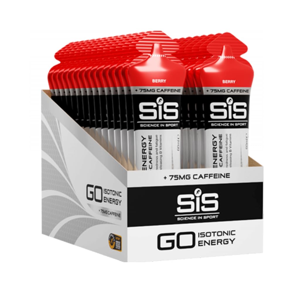 SIS GO Energy + Caffeine Gels (30x60ml) Baies