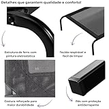 Cama pet suspensa tamanho G Mec G (preto) glide