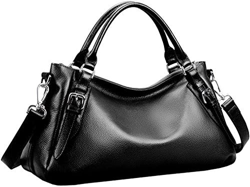 Obosoyo Women's Handbag Genuine Leather Tote Shoulder Bags Soft Hot Purse