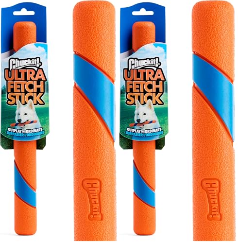 Image of Chuckit! Interactive Dog Toy Ultra Fetch Stick - 12 Inch Outdoor Dog Toy for All Breed Sizes,(Pack of 2)